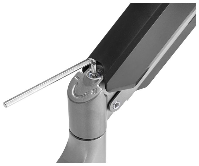 17"-27" Dreifach-Monitor-Tischhalterung 