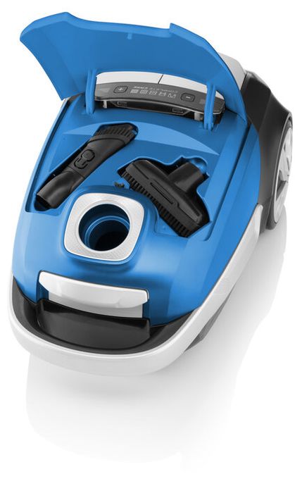 Bodenstaubsauger mit Staubbeutel 800 W HEPA (Schwarz, Blau, Silber) Adagio 