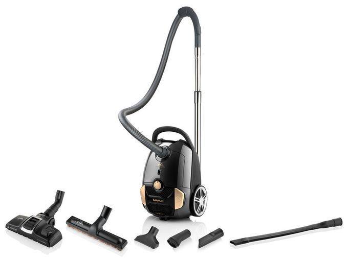 Bodenstaubsauger mit Staubbeutel 800 W HEPA  Avanto (Beige, Schwarz) 