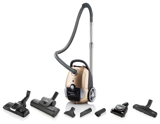Bodenstaubsauger mit Staubbeutel 800 W HEPA  Avanto (Schwarz, Gold) 