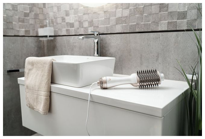 Warmluftbürste 1200 W  Fenité (Weiß) 
