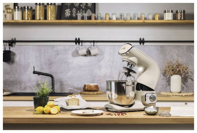 1500 W Küchenmaschine 5,5 l  Gratus Evo Smart (Beige) 