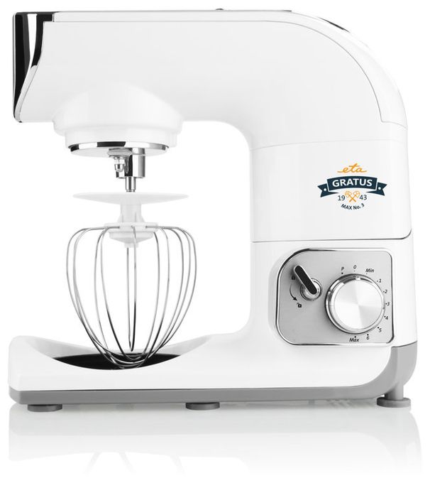 1200 W Küchenmaschine 5,5 l  Gratus Max III (Weiß) 