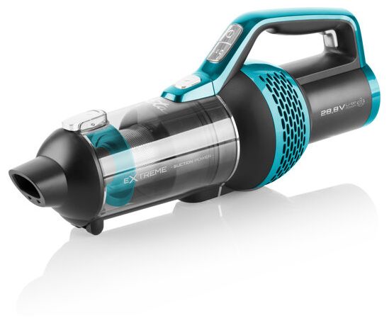 Handstaubsauger Beutellos bis 80 min Laufzeit 28,8 V HEPA  Magic Aqua Plus (Schwarz, Blau) 