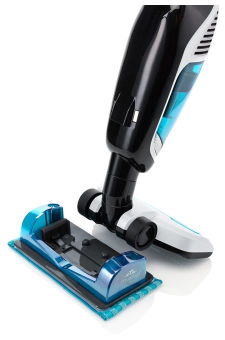 Handstaubsauger Beutellos bis 50 min Laufzeit 18 V HEPA (Schwarz, Blau, Transparent, Weiß) Moneto Aqua Plus 
