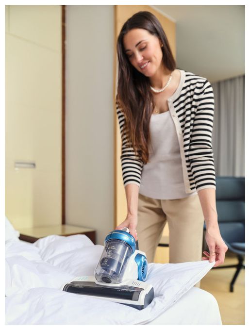 Handstaubsauger Beutellos  Roxy (Blau, Weiß) 