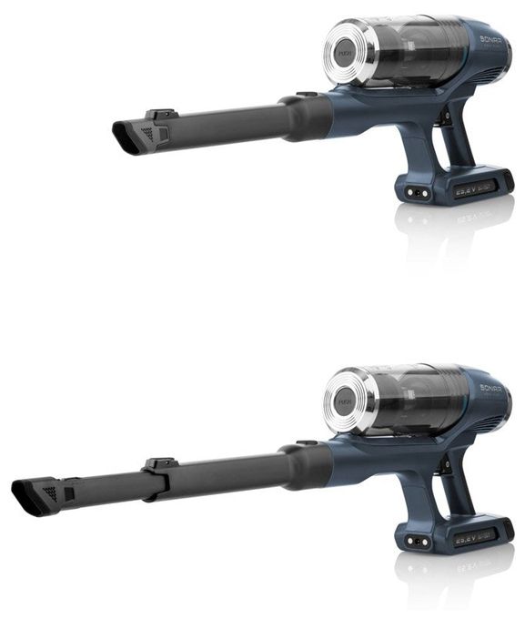 Handstaubsauger Beutellos bis 40 min Laufzeit 25,2 V HEPA  Sonar Aqua Plus (Blau) 