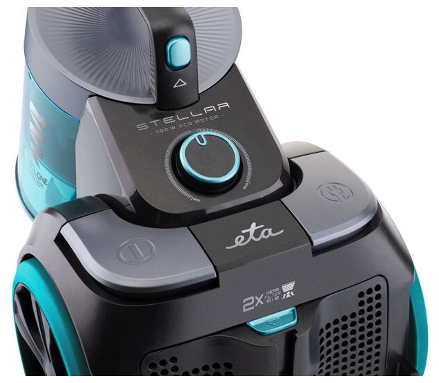 Bodenstaubsauger Beutellos 700 W HEPA  Stellar (Schwarz, Blau) 