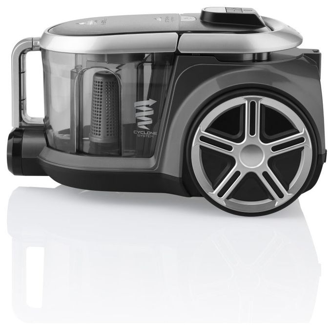 Bodenstaubsauger Beutellos 800 W HEPA  Stormy (Schwarz, Blau) 