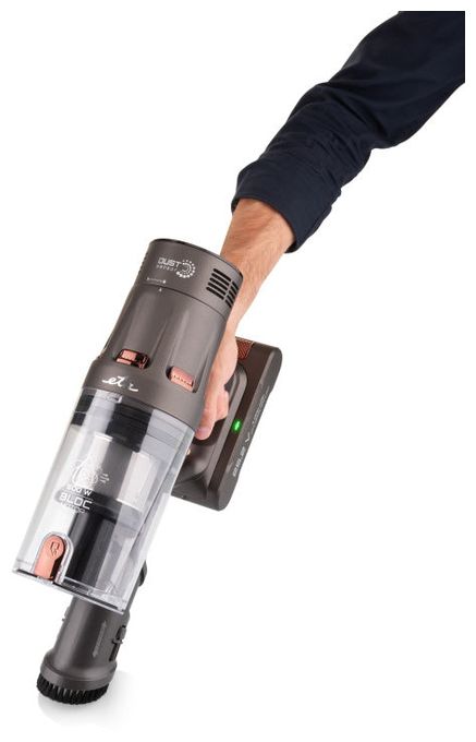Handstaubsauger Beutellos bis 80 min Laufzeit 25,2 V HEPA  Terier (Braun) 