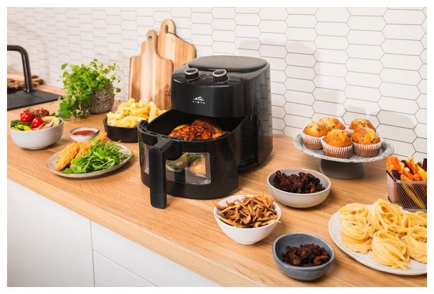 Heißluftfritteuse 4,3 l 1300 W  Vista (Schwarz) 