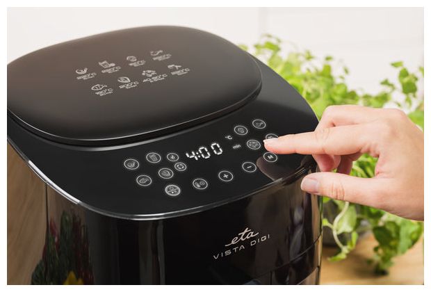 Heißluftfritteuse 4,3 l 1300 W  Vista Digi (Schwarz) 