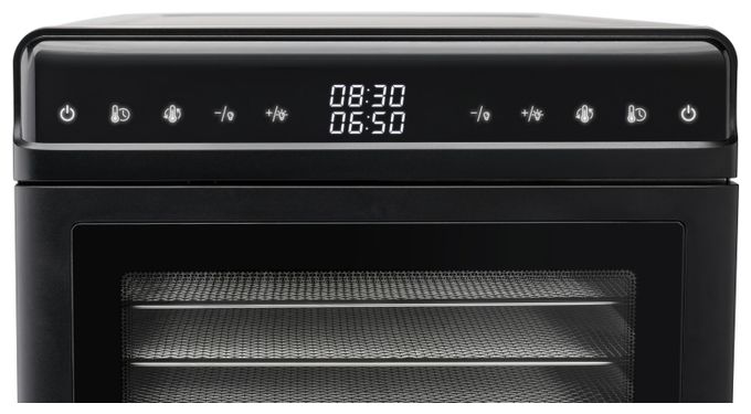 Dörrautomat 1100 W Timer 48 h 12 Dörrgitter  Vital Air Dual (Grau/Schwarz) 