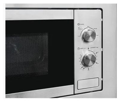 Einbau-Mikrowelle 800 W Größe: klein 5 Stufen (Edelstahl) EMW10-020 