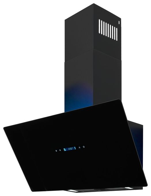 Abluft/Umluft Dunstabzugshaube/Esse Wand 798 mm (Schwarz) KFD817-2L 