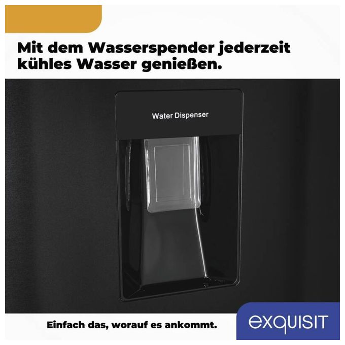 180 l / 71 l Kühl-Gefrierkombi freistehend NoFrost 141 kWh Jahr  KGC265-70-NF-WS-040C (Schwarz) 