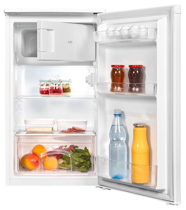 81 l / 70 l Tischkühlschrank EEK: F 156 kWh Jahr  KS117-3-040D (Weiß) 