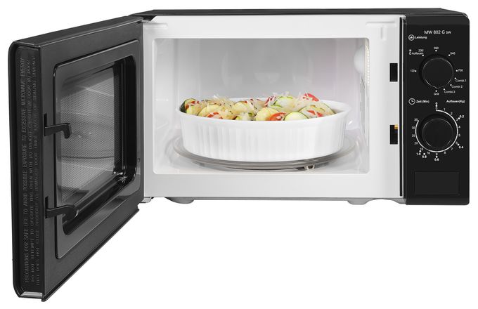 Standgeräte Solo 700 W Größe: klein 5 Stufen Grill  MW802 (Schwarz) 