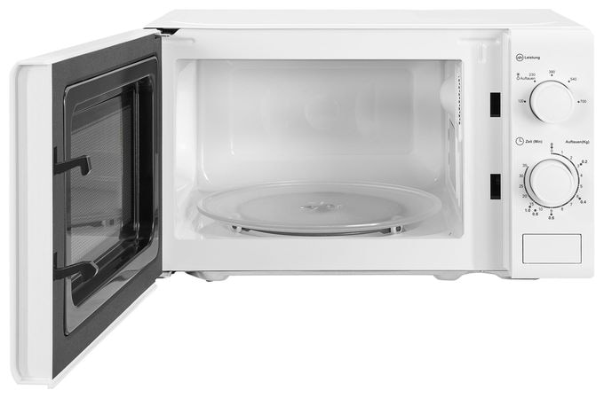 Freistehende Mikrowelle 700 W Größe: klein 5 Stufen  MW900-030 (Weiß) 