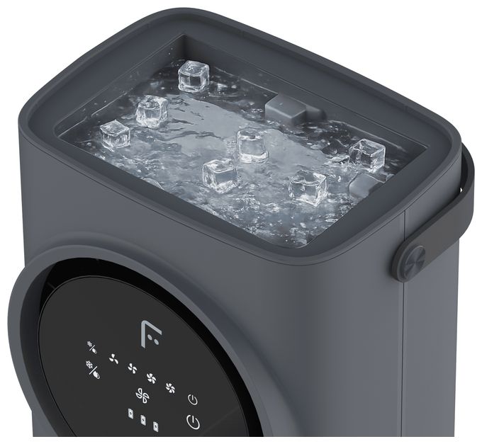 100 m³/h Tragbarer Verdunstungsluftkühler 32 dB  Prestige TC400 (Grau) 