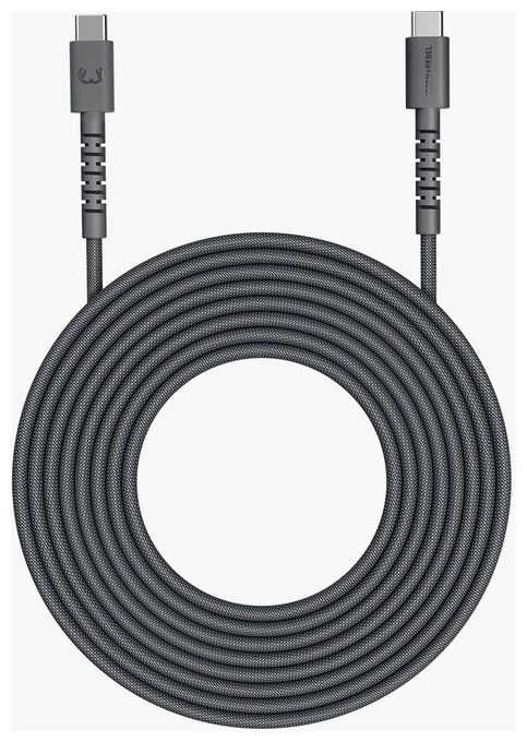 Stecker Rundkabel USB C auf USB C bis 100 W 2 m  2CCC201SG (Grau) 