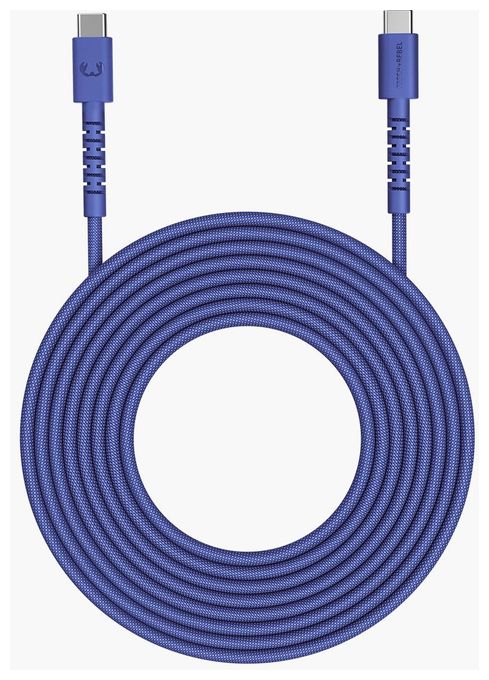 Stecker Rundkabel USB C auf USB C bis 100 W 2 m  2CCC201TB (Blau) 