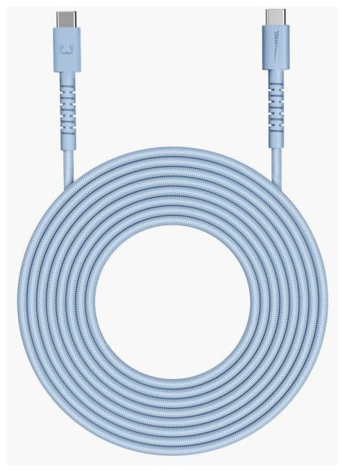 Stecker Rundkabel USB C auf USB C bis 100 W 2 m  2CCC201VB (Cyan) 