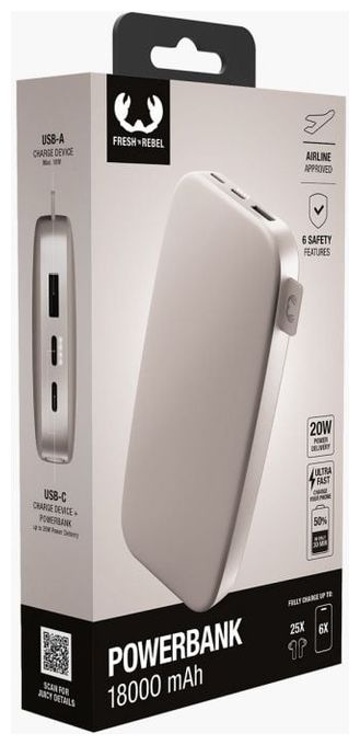 18000 mAh Powerbank USB Typ-C  2PB18100SS (Sand) 