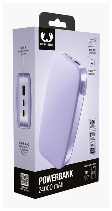 24000 mAh Powerbank USB Typ-C  2PB24100DL2 (Lila) 