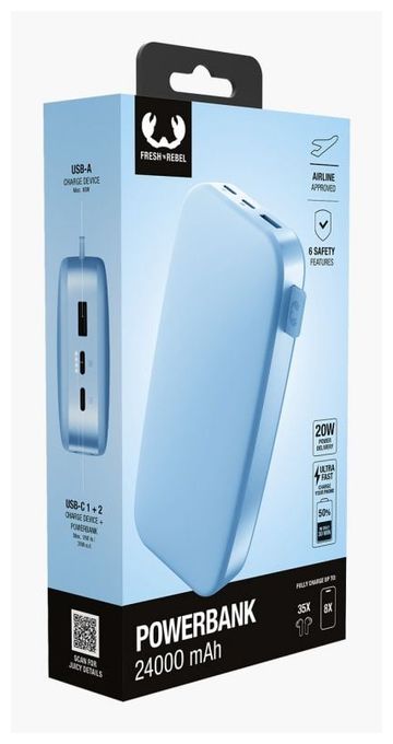 24000 mAh Powerbank USB Typ-C  2PB24100VB (Hellblau) 