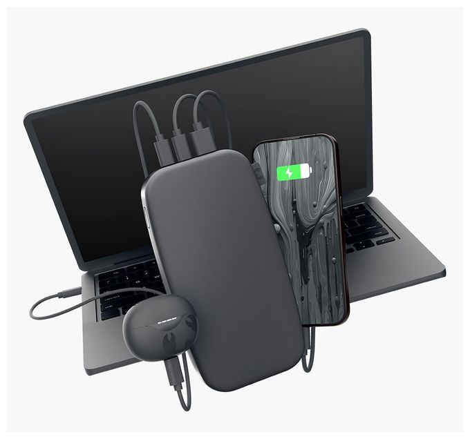 27000 mAh Powerbank USB Typ-C  2PB27100SG (Dunkles Grau) 