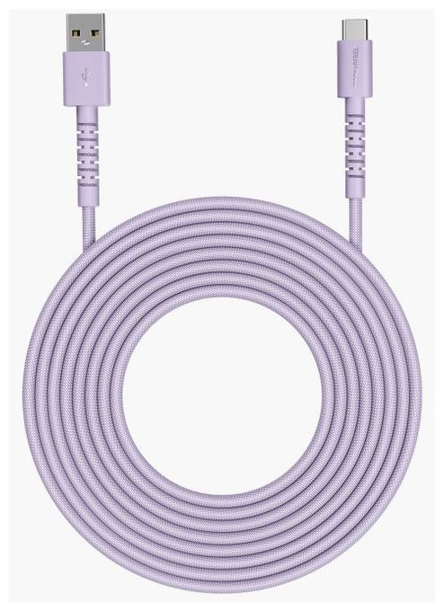 Stecker Rundkabel USB A auf USB C bis 18 W 2 m  2UCC201DL2 (Lila) 