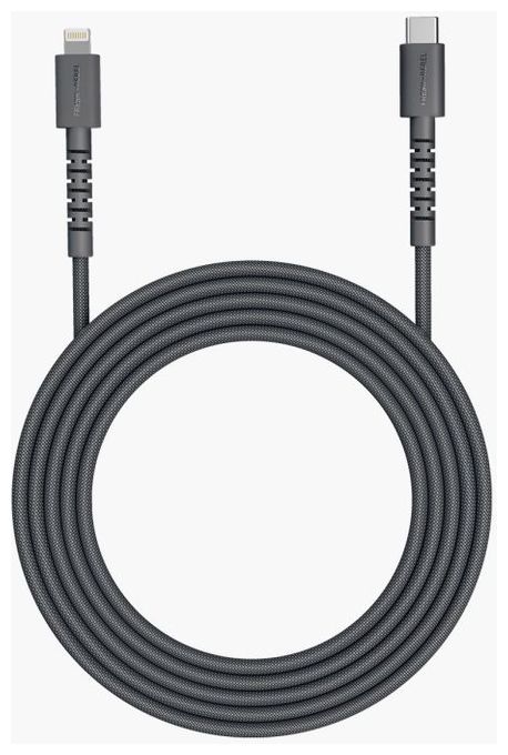 Stecker Lightning auf USB C 0,7 m  FlexWave (Grau) 