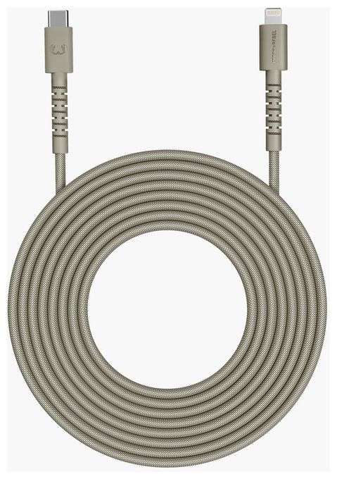 Stecker Rundkabel Lightning auf USB C 2 m  FlexWave (Grün) 