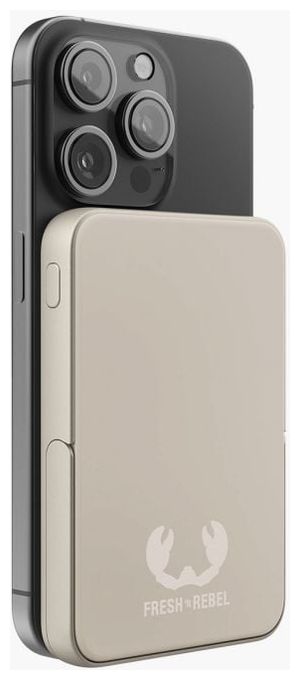 5000 mAh Powerbank USB Typ-C Kabelloses Laden  Wireless Magnetic (Sand) 
