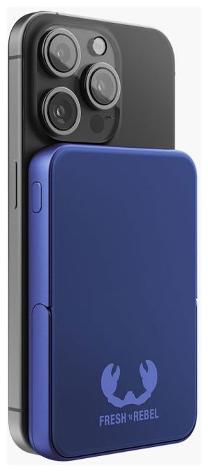 5000 mAh Powerbank USB Typ-C Kabelloses Laden  Wireless Magnetic (Blau) 