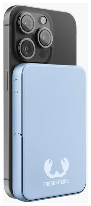 5000 mAh Powerbank USB Typ-C Kabelloses Laden  Wireless Magnetic (Blau) 