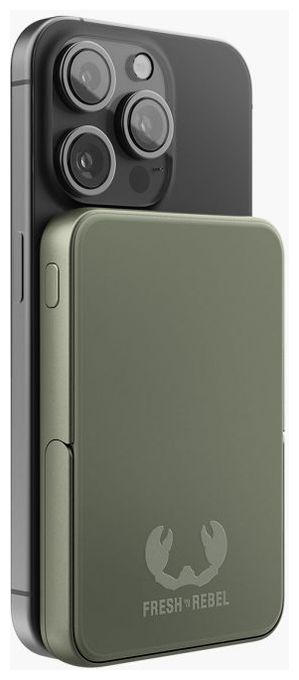 5000 mAh Powerbank USB Typ-C Kabelloses Laden  Wireless Magnetic (Grün) 