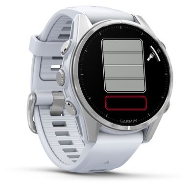 Digital 43 mm  Smartwatch Rund  Fenix 8 (Silber) 