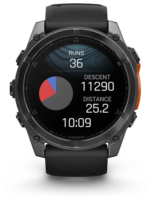 Digital 51 mm  Smartwatch Rund  Fenix 8 (Grau) 