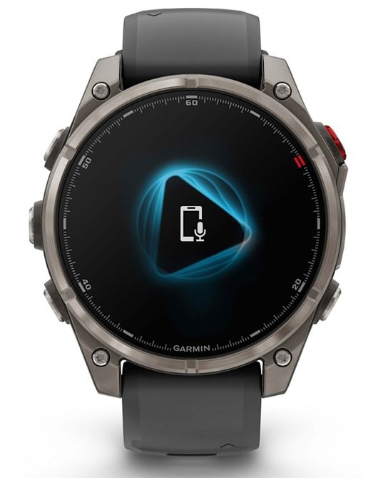 Digital 47 mm Smartwatch Rund 360 h  Fenix 8 Pro (Graphit, Titan) 