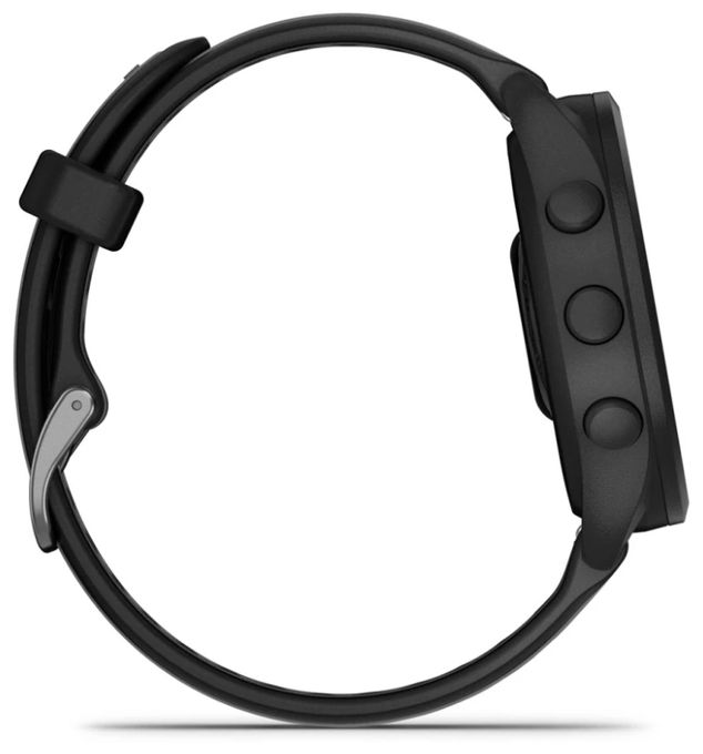 Digital 43 mm Smartwatch Rund  Forerunner 165 (Schwarz) 