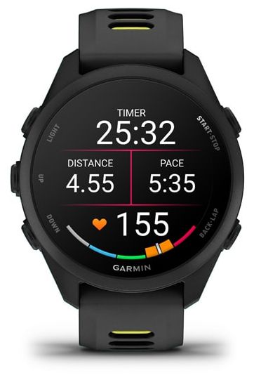 Digital 30 mm Smartwatch Rund  Forerunner 170 (Schwarz) 