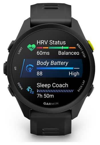 Digital 30 mm Smartwatch Rund  Forerunner 70 (Schwarz) 