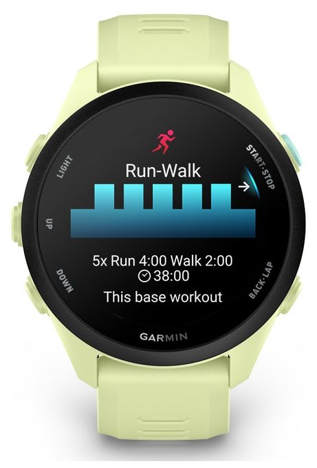 Digital 30 mm Smartwatch Rund  Forerunner 70 (Limette) 