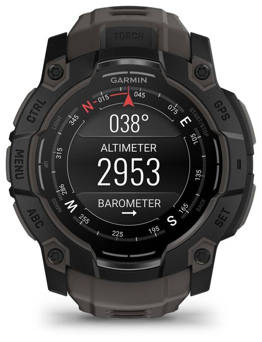 50 mm Smartwatch Rund  Instinct 3 Solar (Schwarz) 