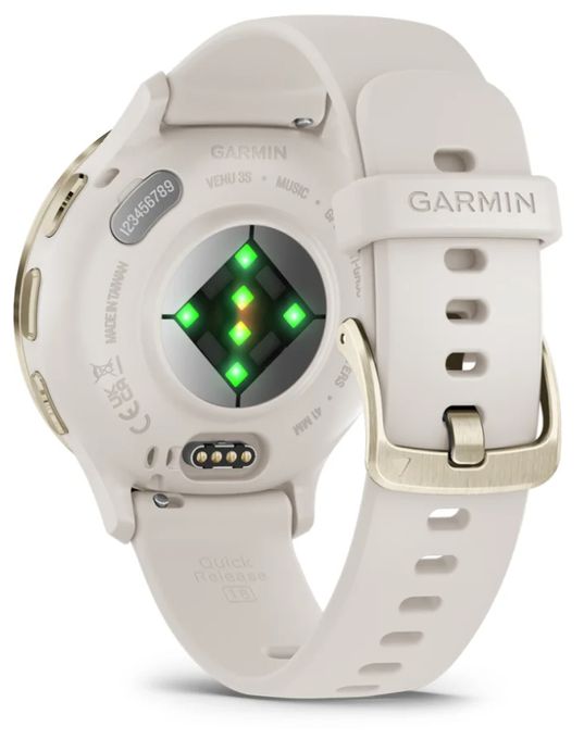 Digital 41 mm Smartwatch Rund  Venu 3S (Gold, Elfenbein) 