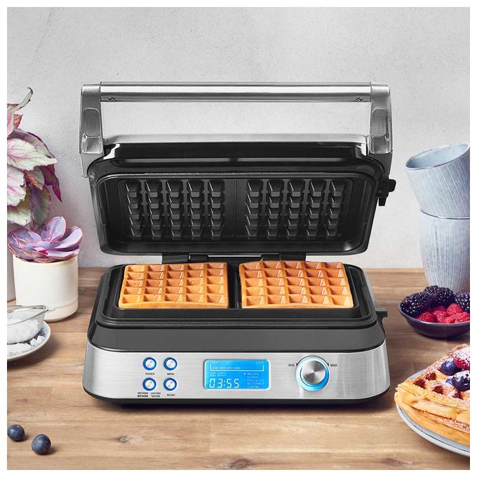 Waffeleisen Rechteckig für 2 Waffel(n) 1600 W 42449 Advanced Control Black Edition 