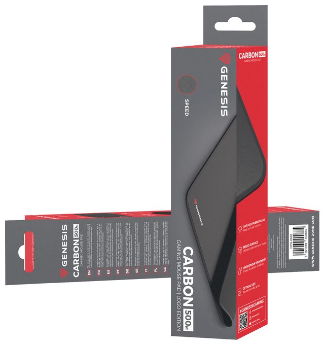 Mauspad  Carbon 500 M Logo (Schwarz) 