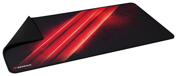 Mauspad  Carbon 500 Maxi Flash G2 (Schwarz, Rot) 